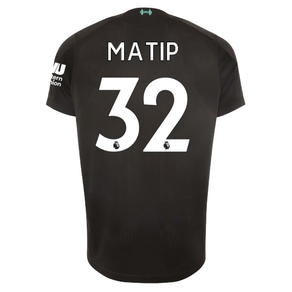Camiseta Liverpool NO.32 Matip Tercera equipación 2019-2020 Negro